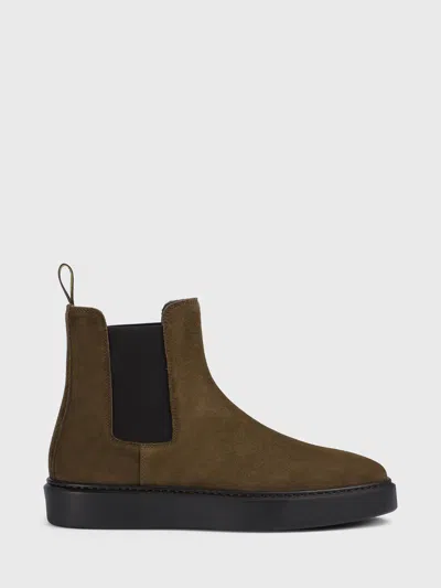 Doucal's Havana Suede Chelsea Boots In Multi