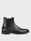 Doucal's Elastic-panel Leather Boots In Black