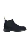 Doucal's Doucals Suede Ankle Boots In Blue