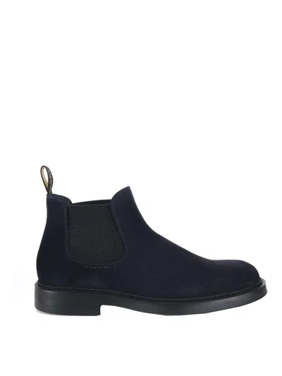 Doucal's Doucals Suede Ankle Boots In Blue