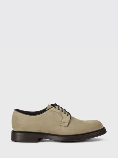 Doucal's Brogue Shoes  Men Color Sand In Animal Print