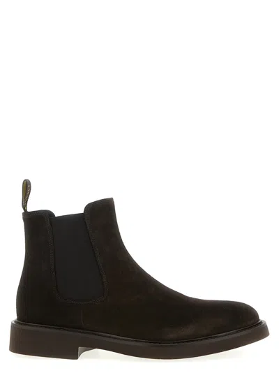 DOUCAL'S BROWN ANKLE BOOTS
