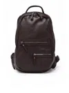 Doucal's Brown Men Leather Backpack In Brown