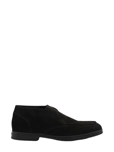 Doucal's Brown Suede Desert Boots In Multi