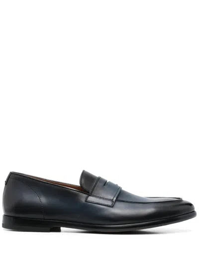 Doucal's Calf-leather Loafers In Schwarz