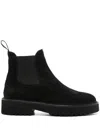 Doucal's Casual Closed Toe Ankle Boots In Black
