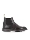 Doucal's Perforated Ankle Boots In Black