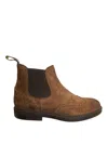 Doucal's Man Ankle Boots Taupe Size 12 Leather In Brown
