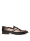 Doucal's Light Brown Solid Loafers In Brown