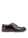 Doucal's Man Lace-up Shoes Dark Brown Size 9 Leather