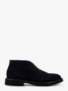Doucal's Desert Boot Suede Shoe In Black