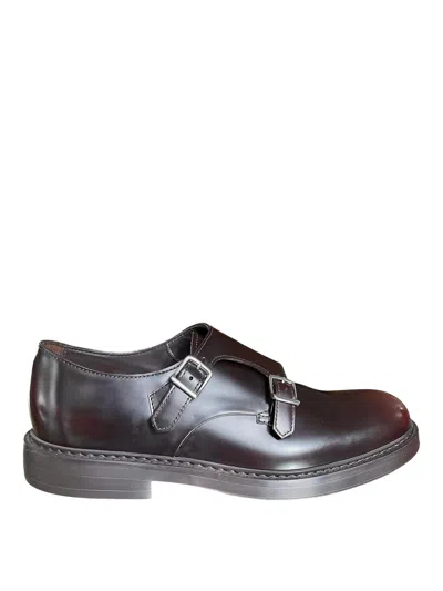 Doucal's Double Buckle (gm) Horse Marrone+fdo Tmoro In Brown