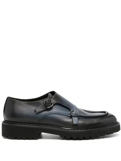 DOUCAL'S DOUBLE-BUCKLE MONK SHOES