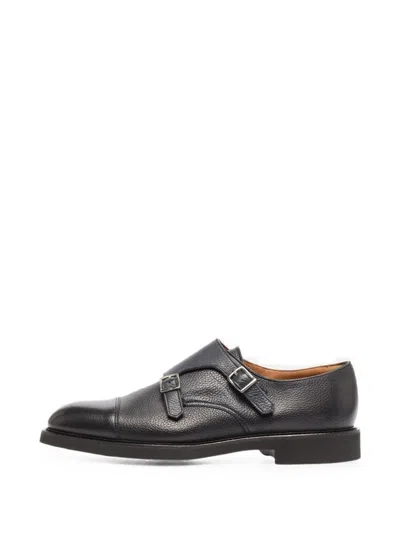 Doucal's Double-buckle Monk-strap Loafers In Brown