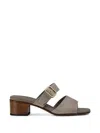 Doucal's Double-strap Suede Sandals In Multi
