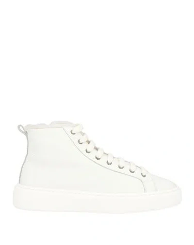 Doucal's Alex Woman Sneakers White Size 8.5 Leather