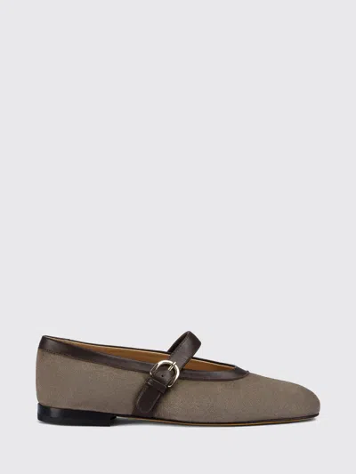 Doucal's Ballet Flat Woman Color Coffee In Multi
