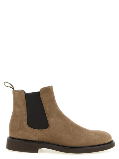 Doucal's Beatles Ankle Boots In Burgundy
