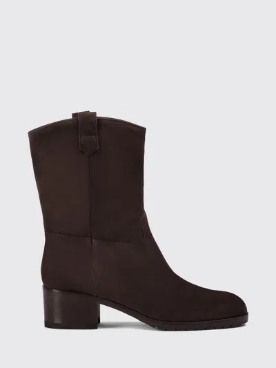 Doucal's Boots Woman Color Mahogany In Burgundy