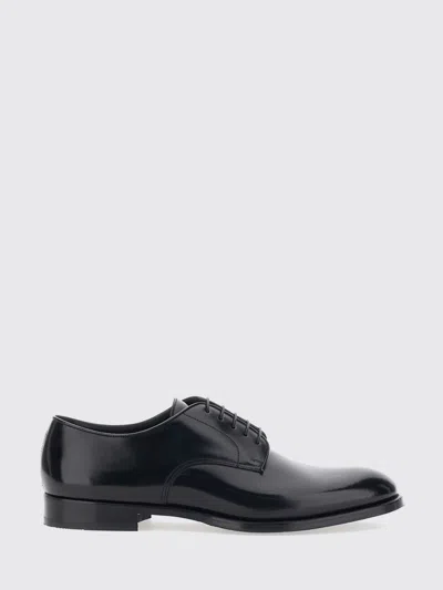 Doucal's Brogue Shoes Men Color Black In Blue