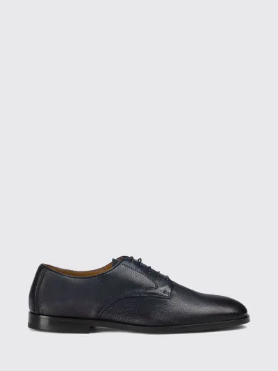 Doucal's Brogue Shoes Men Color Blue In Black