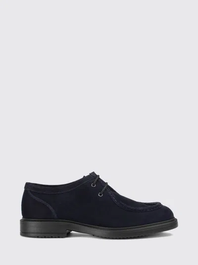 Doucal's Brogue Shoes Men Color Navy In Blue