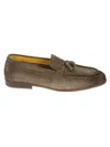 Doucal's Classic Suede Tassel Loafers With Bowl Stitching In Brown