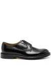 Doucal's Round-toe Lace-up Derby Shoes In Black