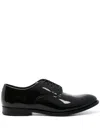 Doucal's Stringate Derby In Black