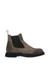 Doucal's Round-toe Slip-on Boots In Black