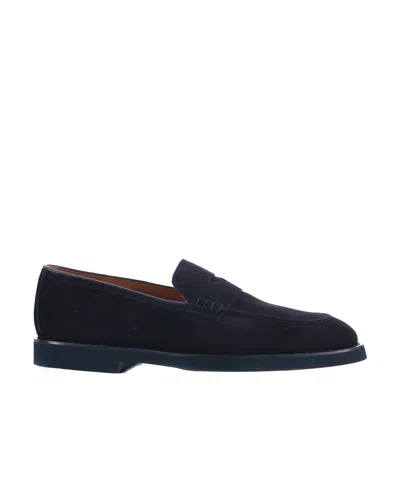 Doucal's Earth Loafers In Black