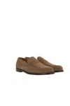 Doucal's Man Loafers Chocolate Brown Size 6 Calfskin