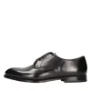 Doucal's Black Patent Leather Derby Lace-ups