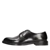 Doucal's Black Patent Leather Derby Lace-ups