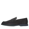 Doucal's Flat Shoes Blue In Brown