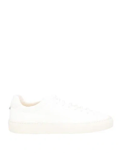 Doucal's Jessie Woman Sneakers White Size 9 Leather In Animal Print