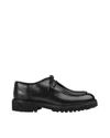 Doucal's Leather Lace-up Shoes In Black