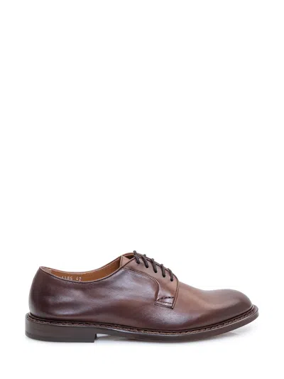 Doucal's Lace-up Comfort Shoes For Spring/summer 2025 In Burgundy