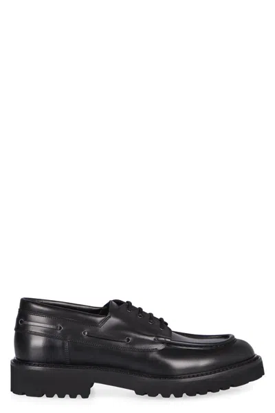 DOUCAL'S DOUCAL'S LEATHER LACE-UP SHOES