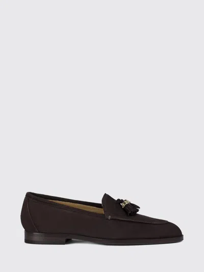 Doucal's Loafer Woman Color Mahogany In Black