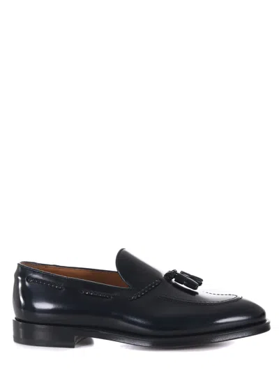 Doucal's Tassel Detail Loafers In Animal Print