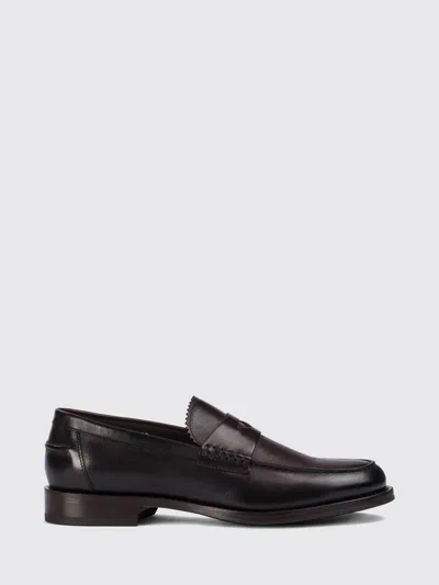 Doucal's Loafers Men Color Crimson In Brown