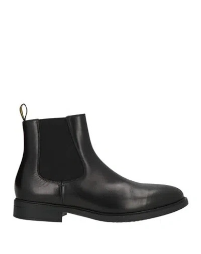 Doucal's Man Ankle Boots Black Size 12 Leather