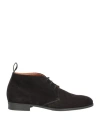Doucal's Man Ankle Boots Black Size 12 Leather