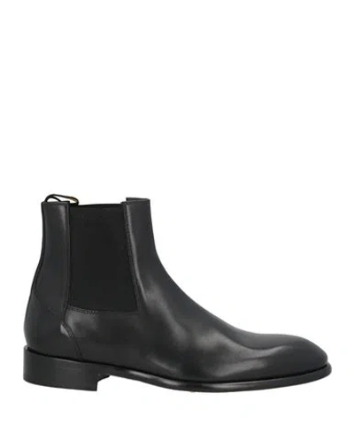 Doucal's Man Ankle Boots Black Size 8.5 Leather