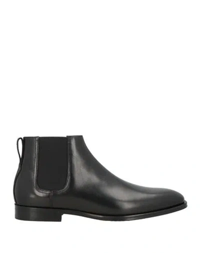 Doucal's Man Ankle Boots Black Size 8.5 Leather
