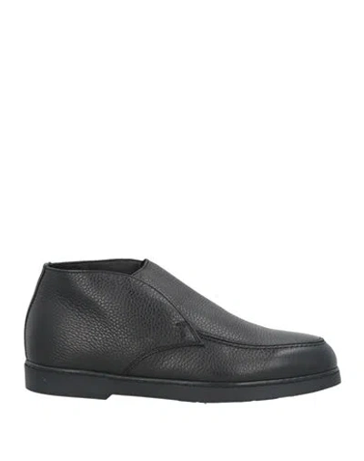 Doucal's Man Ankle Boots Black Size 9 Soft Leather