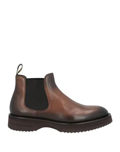 Doucal's Man Ankle Boots Brown Size 6.5 Leather