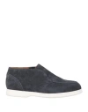 Doucal's Man Ankle Boots Charcoal Size 9 Leather In Gray