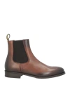 Doucal's Man Ankle Boots Chocolate Brown Size 9 Leather